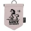 Sunstar Stationery Snoopy American Style Dust S2316781 Pouch, 8, Pennant-Style Pouch, Lucy,