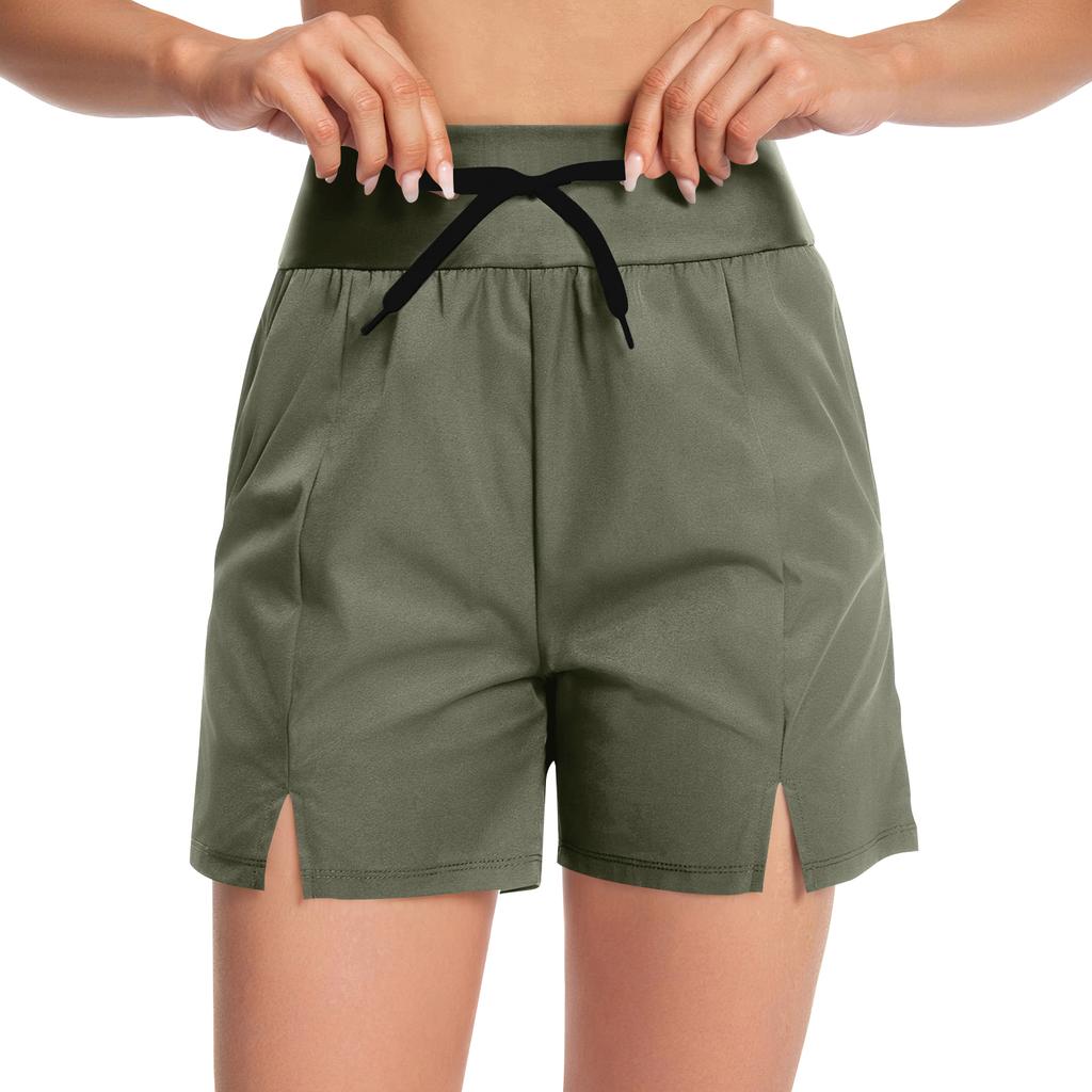 Damen-Shorts mit Taschen, Freizeit-Shorts