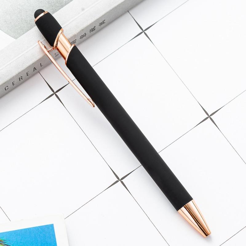 1 Pc Stationery Office School Supplies Press Touch Screen Ballpoint Pen Cute Metal Pens