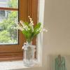 1pcs/set Light Luxury Transparent Vases for Plant Bottle Flower Pot Hydroponic Terrarium Arrangement Container Flower Table Vase