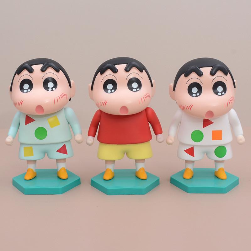 Pvc Shinchan Crayon Model Ornament With Pajama Design For Daily Gift Kids