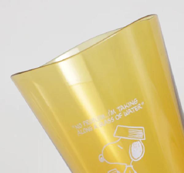 PEANUTS Snoopy LIFE&TIMES Original "Plaquila" Collaboration Tumbler ( Amber )