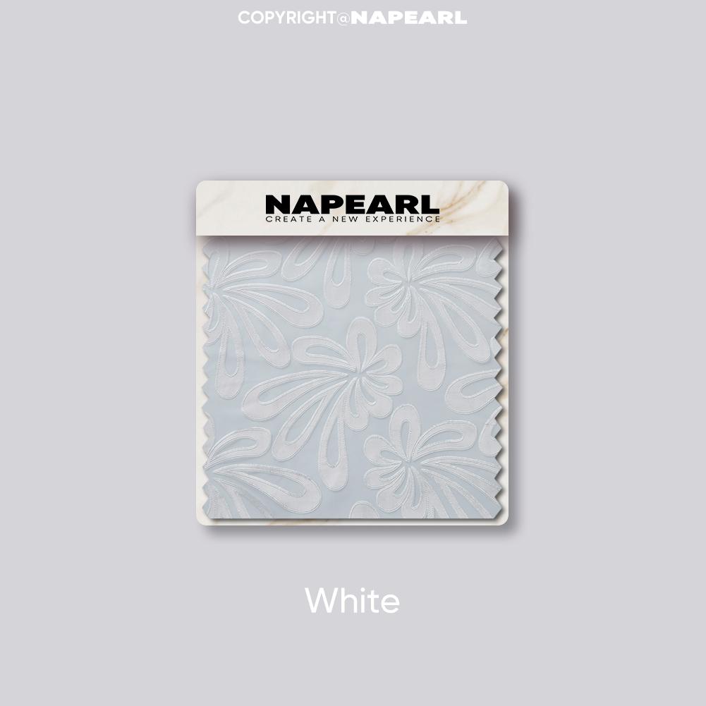 1 ks NAPEARL 10% zatemňovací tyl Jednoduchý a všestranný európsky žakárový priehľadný záves do kuchyne, obývačky, spálne, balkóna, okna, bytových dekorácií