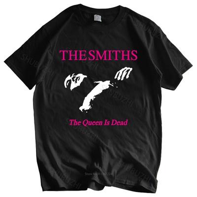 Unisex O-neck Tshirt Fashion Brand T-shirt Black New THE QUEEN IS DEAD SHIRT THE SMITHS T-SHIRT MORRISSEY UNISEX VINTAGE TEE Unisex T-shirt