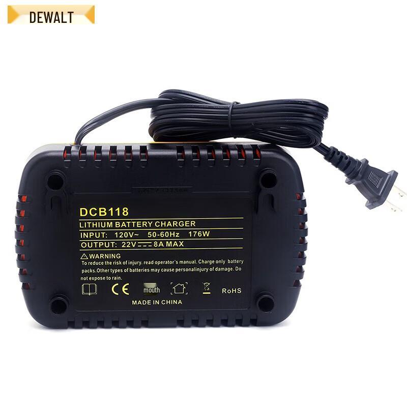 DeWalt Lithium-ion Battery Charger CN Plug (adapter Included)