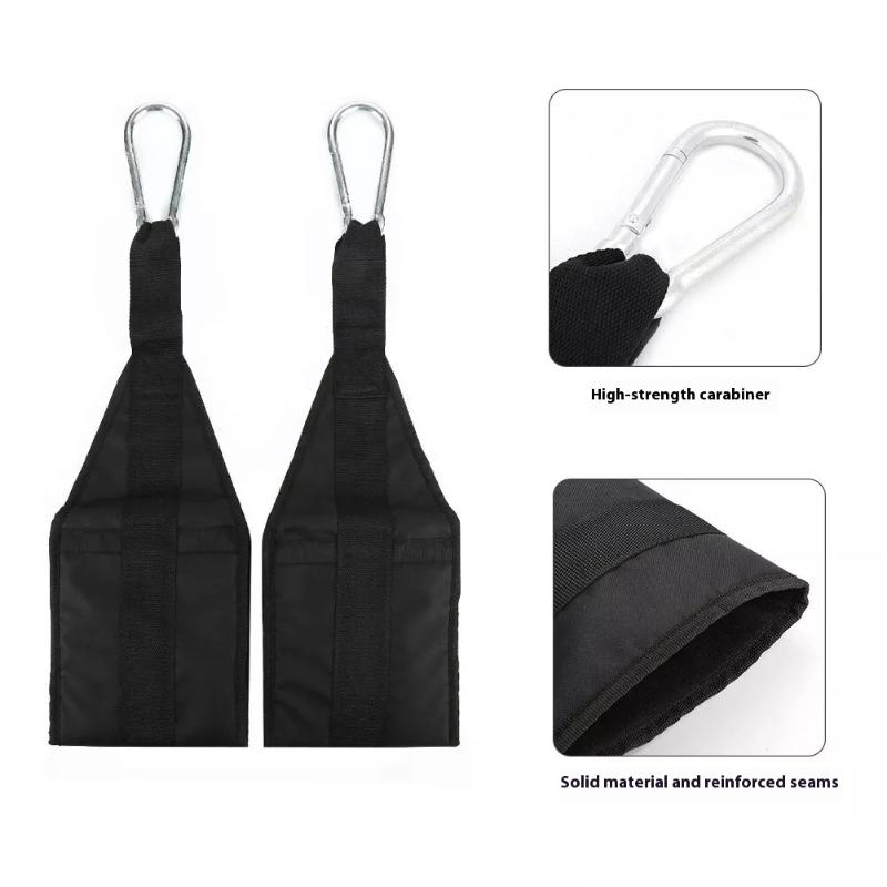 Heavy Duty Rip-Resistant Ab Sling Straps Suspension Fitness A Pair For Pull Up Bar Hanging Leg Raiser Gym Home Fitness Equipment