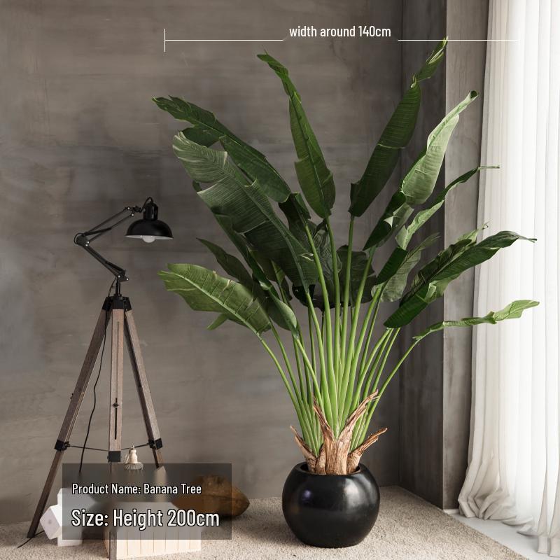 Luxury Fiddle-Leaf Fig Artificial Tree - Large Indoor Potted Plant Decor.