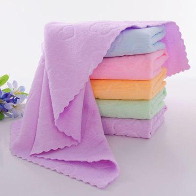 Colorful Embossed Bear Head Towel for Home, Gift, or Street Stall Use