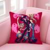 Hot Anime S-Soul Eaters Cushion Cover Pillowcase Short Plush Invisible Zipper Room Sofa Cushion Cover