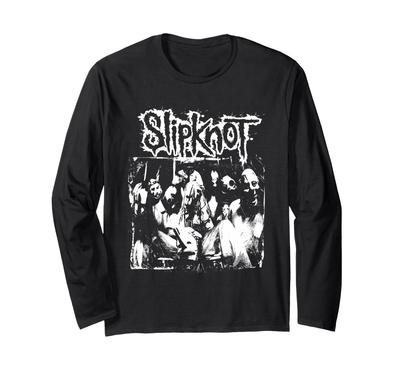 Official Slipknot Splatter Photo Long Sleeve T-Shirt