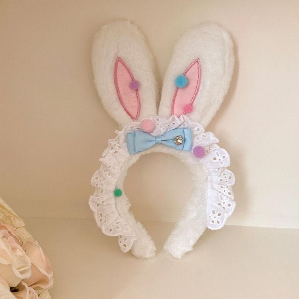 Party Props Hairband Charming Rabbit Ear Headband Easter Headband Playful Lolita Cosplay Headwear For Easter Egg Hunt Shows