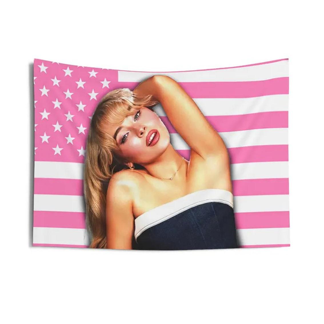

Sabrina Carpenter Inspired Wall Tapestry Music Fan Art Decor Stylish Home Background for Bedroom Living Room 74x94cm(29x37in)