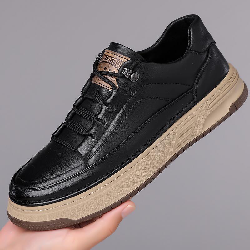 Mode Heißer Verkauf Lässige Lederschuhe Allround Reise Skateboard Schuhe Sneakers für Herren Tennis Walking Schuhe Weiche Herren Oxford Schuhe