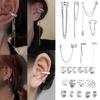 Delicate Tassel Clip Earrings Female Buckle Ear Cuff No Piercings Fake Cartilage Ear for Women Jewelry Gifts