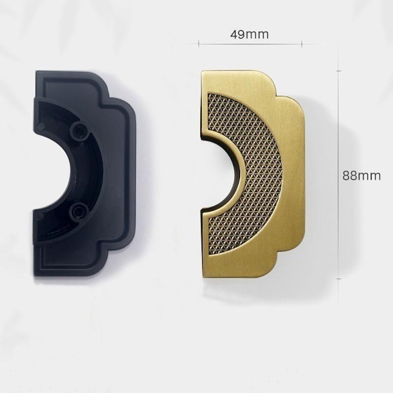 1pc Light Luxury New Cabinet Door Pulls Antique Exquisite Disc Closet Cabinet Handles Zinc Alloy Practical Hardware Pulls
