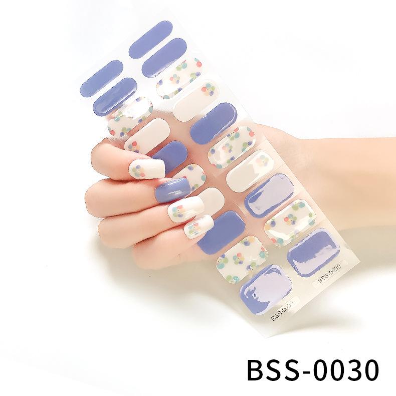 Gel Manicure Stickers Semi-cured Nail Stickers Manicure Stickers