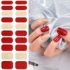Semi Cured Gel Nail Polish Stickers Fashion Design Classical Strips Waterproof Adhesive Full Wraps Gel Nail Art Stickers