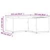 VidaXL L-shaped Garden Lounge Covers 2 Pcs 16 Eyelets 3155371