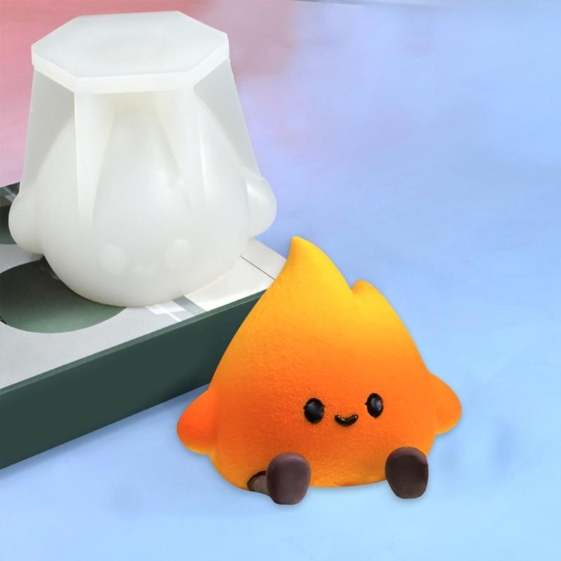Little Flames Silicone Molds Making Mousses Cake Molds Decorating Baking Tool for Making Chocolate Fondant Dessert