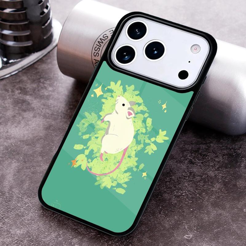 Mouse Rat Soft Phone Case for iPhone 17 16 15 Pro Max Air 14 13 12 11 Plus Shockproof Capa Cover