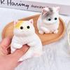 Simulated Oversized Cat Pinch Music Cute Pet Vent Toy Large, Medium And Small High-Value Cat Doll Decompression Toy
