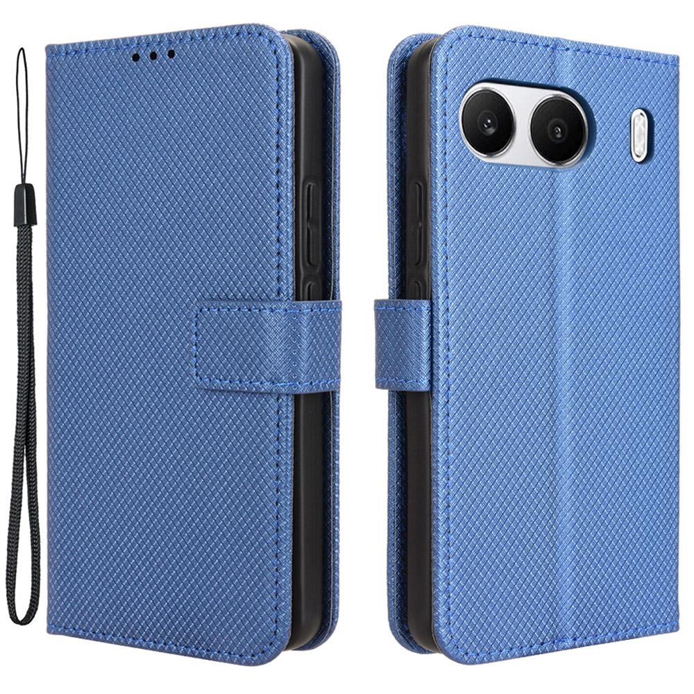 For OnePlus Nord 4 5G Phone Stand Case Diamond Texture PU Leather Cover Wallet
