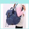 Solid Color Canvas Daypack With Ergonomic Back Panel For Outdoor Adventure And Commuting