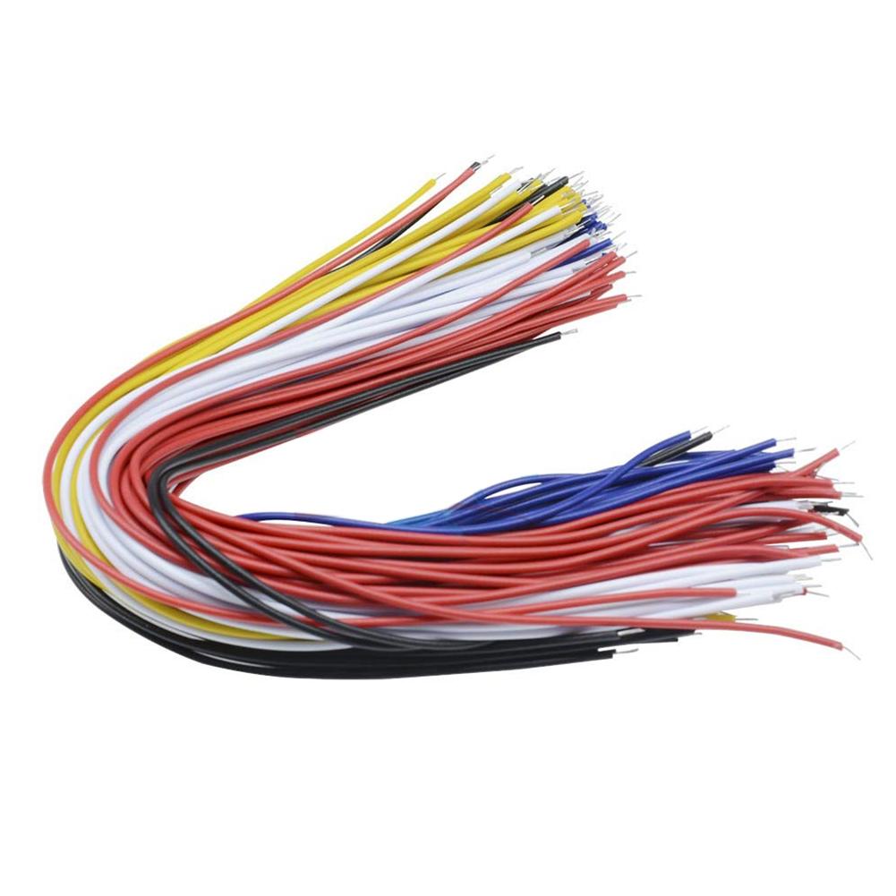 Tin Plated PCB Solder Cable Fly Jumper Wire Copper Conductor Wire 8 inch Cable Wire Soft Wire 100pcs