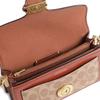 Coach Tabby 20 Classico Stampa Monogramma Chiusura a Bottone in Metallo con Logo a C Tela Rivestita e Pelle di Vitello Borsa a Mano a Spalla Crossbody Piccola CM569-B4NQ4