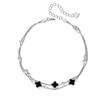 Four-Leaf Clover Anklet Female New Tide Sexy Senior Sense Of Foot Chain Tanabata Gift To Girlfriend