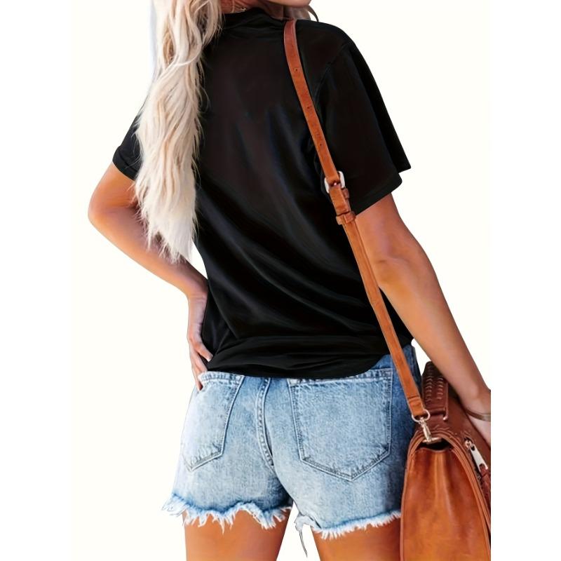 European sizes Spring and Summer Casual Short Sleeve T-Shirt, Women's