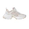 MLB New York Yankees Abrasion Resistant Height Increasing Low top Chunky Sneakers Unisex White 3ASHW065N-50BGS