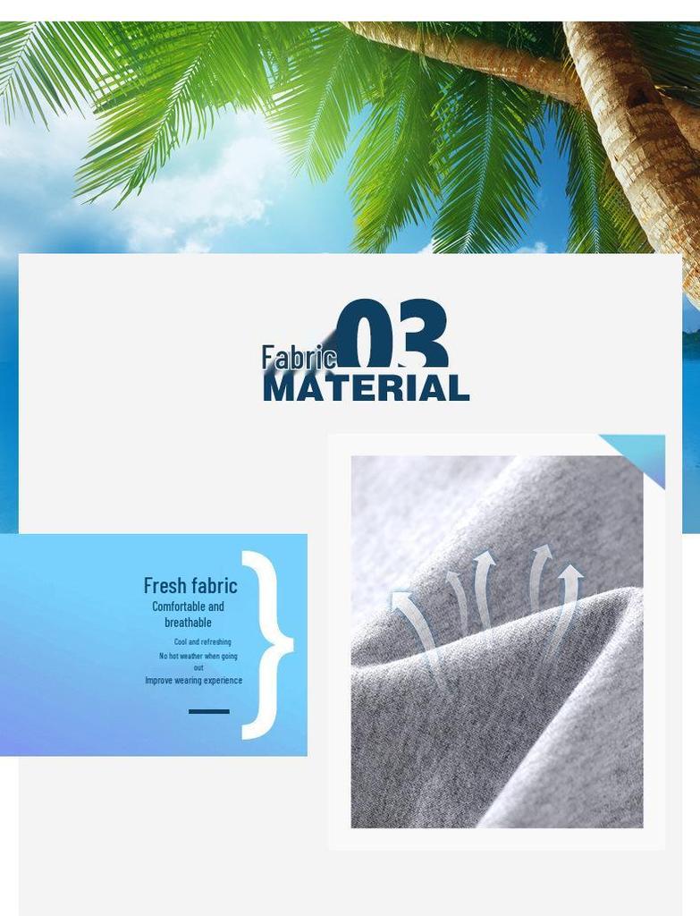 Men's Summer Casual Sports Shorts - Loose, Comfortable, Five-Point Pants for Home or Beach.