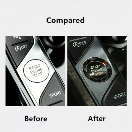 Kristall Motor Start Stop Knopf Ersatz für BMW G20 G21 i4 Z4 G29 X5 G05 X6 G06