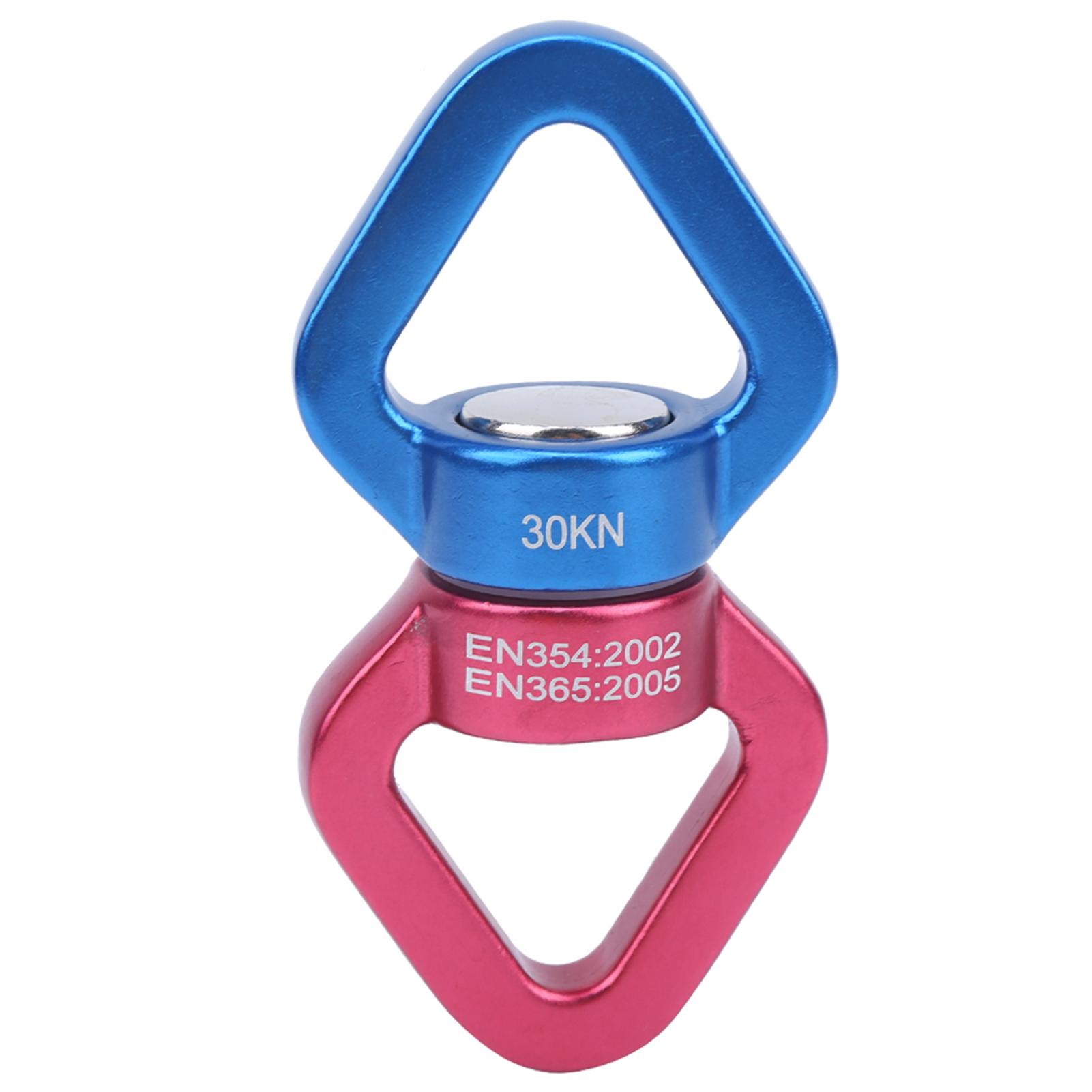 

Соединитель для гамака для воздушной йоги, вращающиеся кольца на 360 градусов, универсальный, карабин из магналия, красный и синий