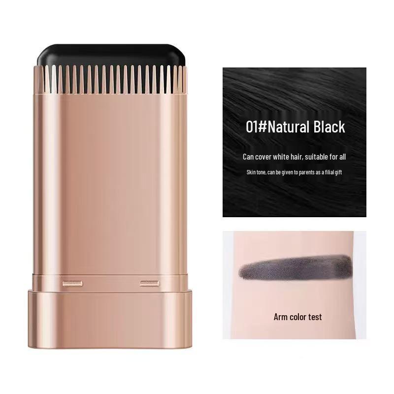 

BRH Водонепроникний стік для підфарбовування волосся з гребінцем - Стійкий до поту, Одноразова кришка для сивого волосся природний/чорний