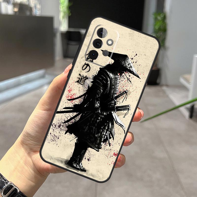 Japanese Samurai Warrior Case For Samsung Galaxy A32 A12 A22 A52 A35 A26 A16 A05 A55 A15 A54 A34 A14 A56 A36 A13 A53