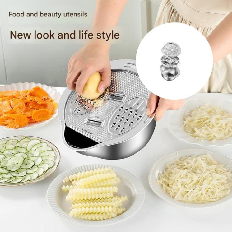 Rustless Steel Colander Mixing Bowl Kitchen Strainer Basket Rice Washer Fruit Vegetable Drainer Quick Draining