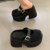 New Style Popular Women's Slippers for Large-sized Women Wear Slippers of Size 34-43 Summer 11cm Thick-bottomed Zapatos Mujer