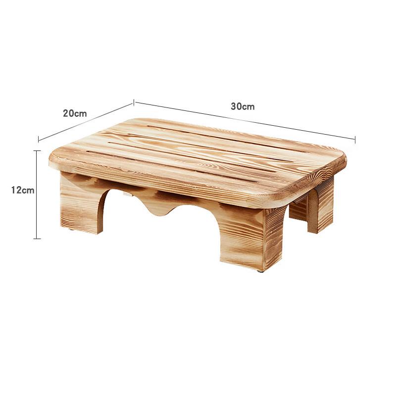Solid Wood Multi-Purpose Footstool