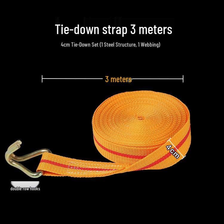 Прочные полиэстеровые ремни с трещоткой для крепления груза
