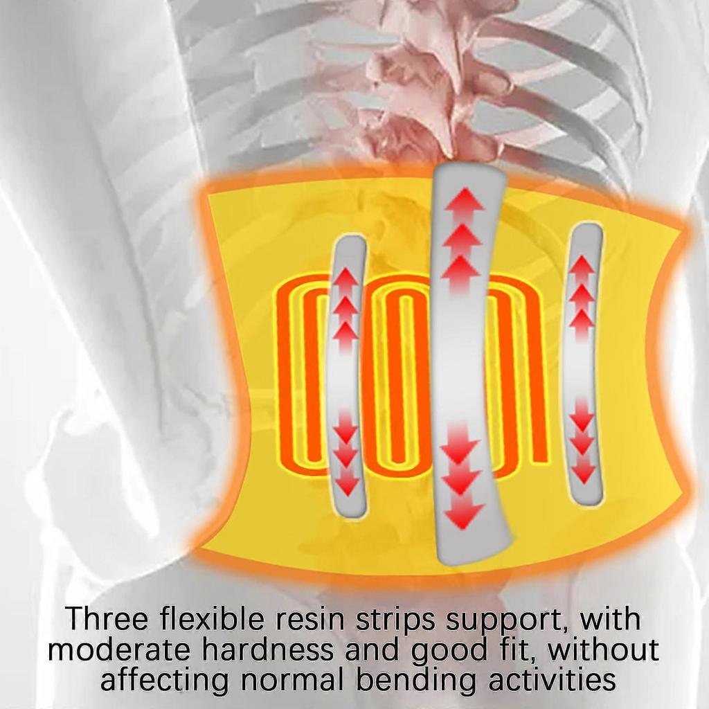 Cordless Heating Belt For Lumbar Pain Relief - Wireless Heating Belt Support, Heating Belt For Lumbar Pain Relief 43 Inchesgray