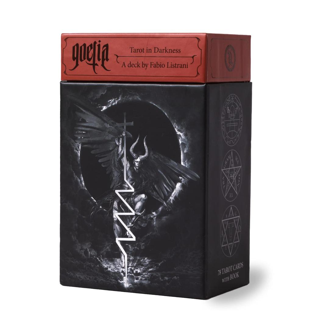 Tarot cards 78 pieces Tarot fortune telling Tarot in Japanese commentary included I.I.J [Goetia Darkness] [Genuine product]