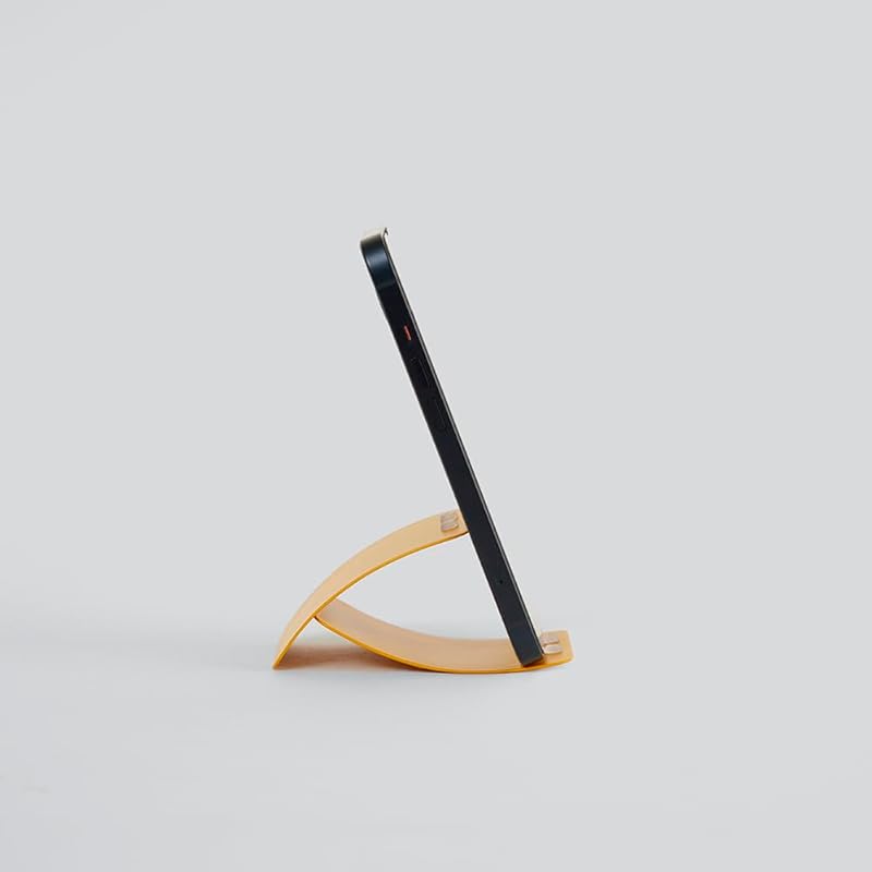 Mypaperclip Metal Phone Stand, Galvanised Mild Steel, Powder Coated -Yellow 0 жёлтый