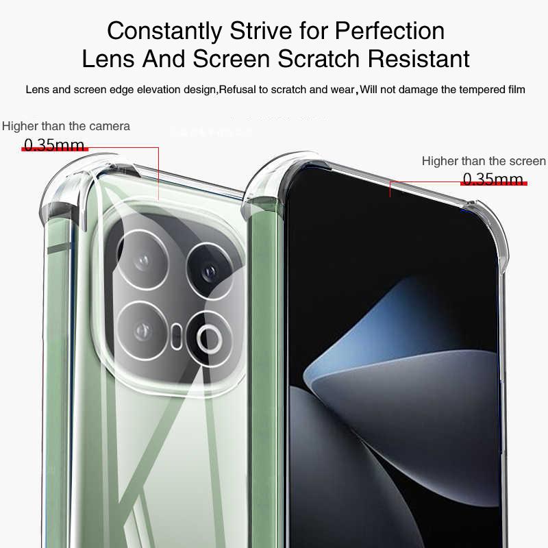 Airbag Shockproof Phone Case For VIVO iQOO 13 Pro Camera Protective Clear Airbag Silicone TPU Back Cover For VIVO iQOO 12 Pro 11