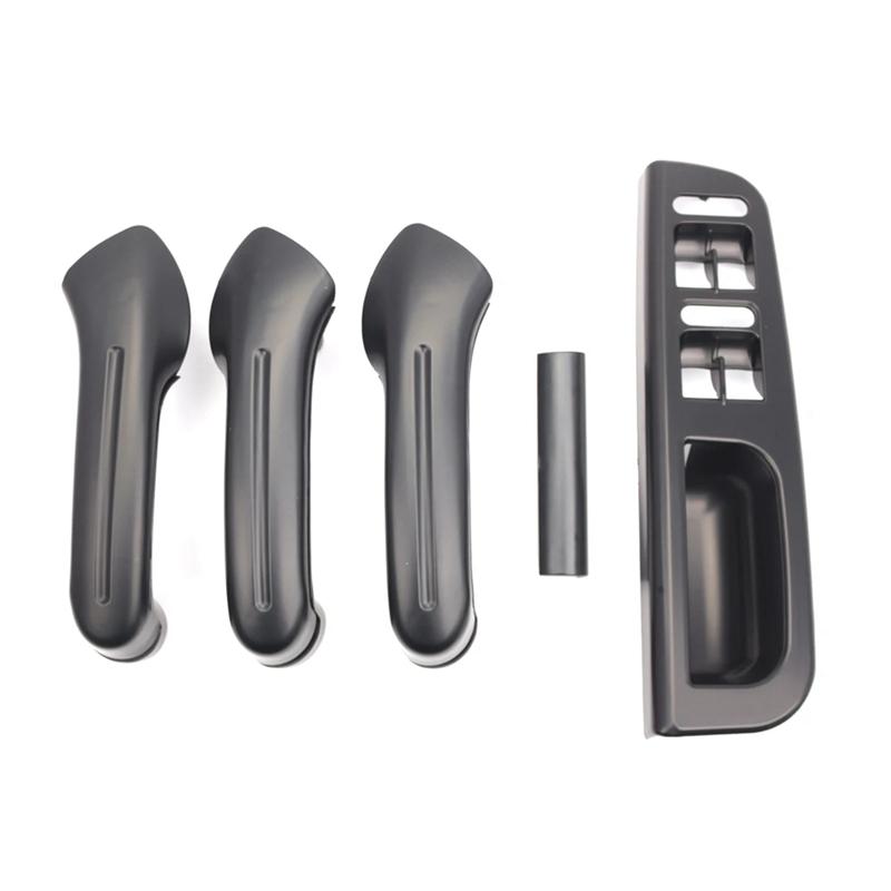 1Set RHD Car Interior Door Pull Grab Handle For VW Bora Golf 4 MK4 Jetta 1999-2004 Window Lifter Switch Panel 3B2867171E-M53K