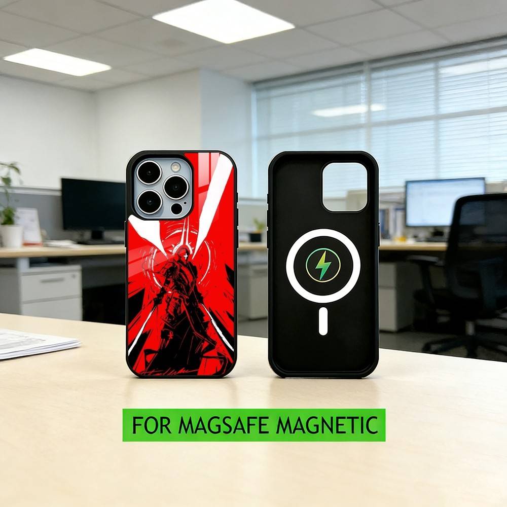 

U-ULTRAKILL Game Phone Case For iPhone17,16,15,14,13,12,11 Plus,Pro Magnetic with Magsafe Wireless Charging iPhone17Pro