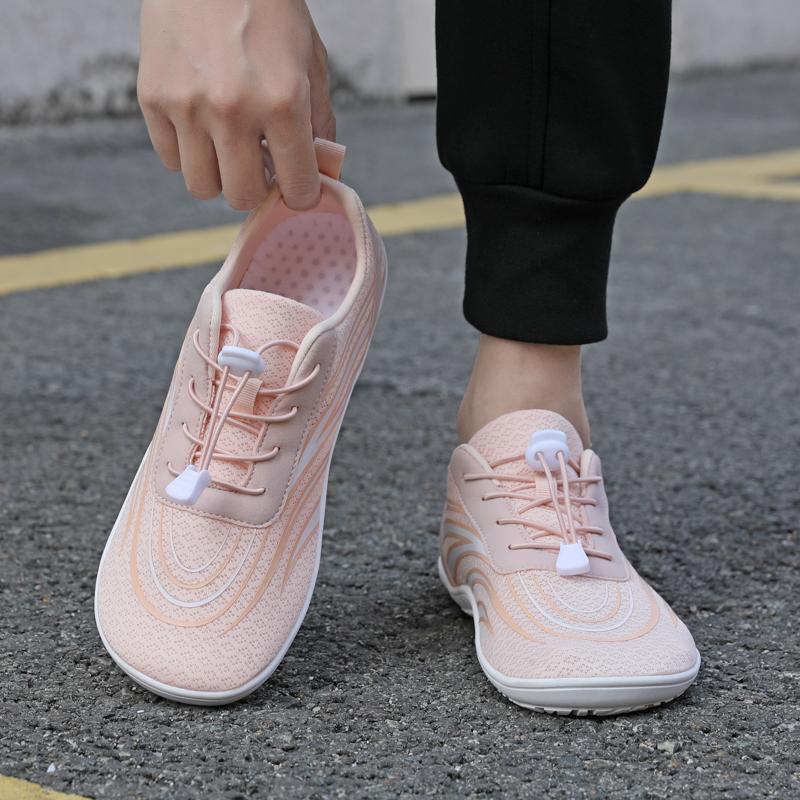 Men Barefoot Casual Flats Wide Palm Women Pink Driving Shoes White Walking Shoes Yoga Fitness Shoes Plus Size