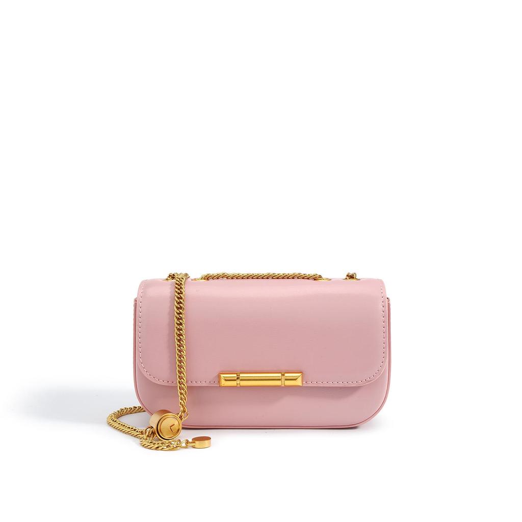 High-End Genuine Leather Women's Crossbody Shoulder Bag – Fashionable Small Square Handbag