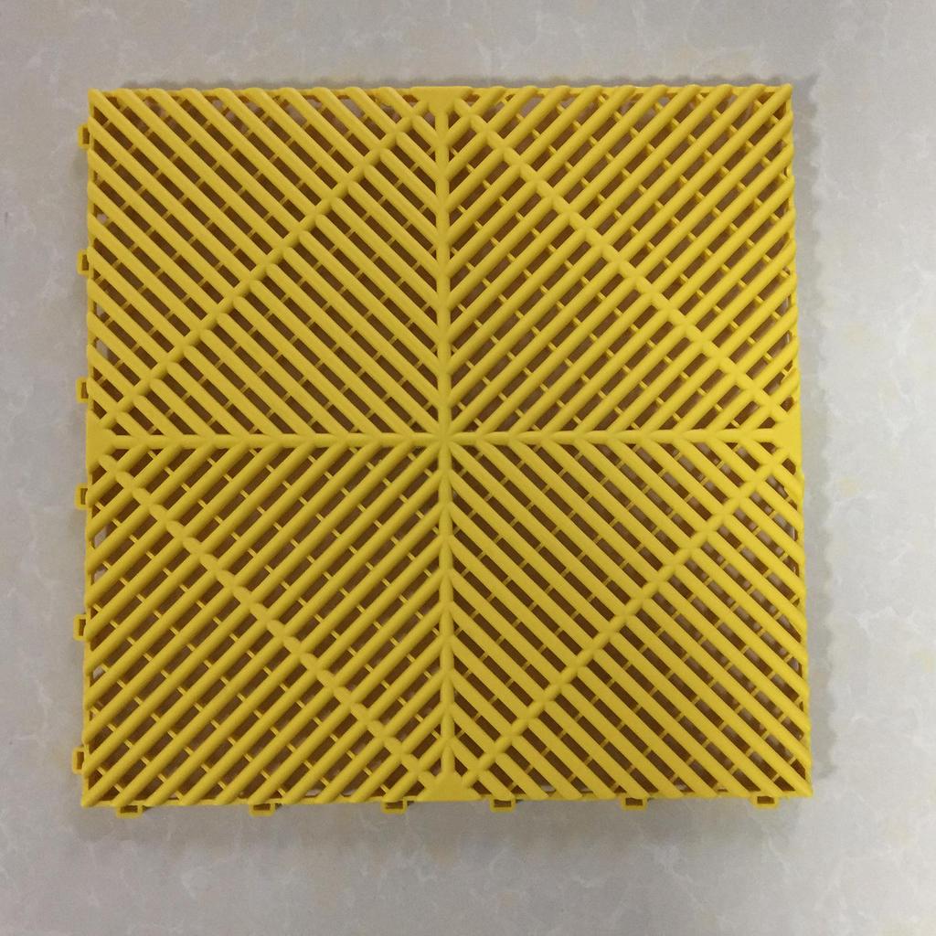 Car Wash Room Floor Grid - 4cm Garage Tile Floor Mat 4S Shop Grid Mat